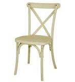 Manhattan Kruisrug Harsstoelen Naturel (Set Van 4), Verzenden, Nieuw in verpakking