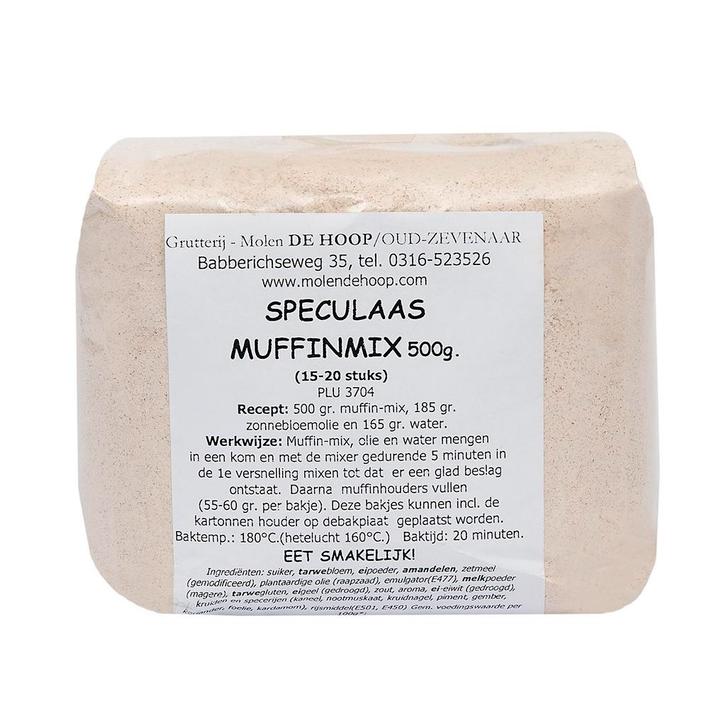 Molen de Hoop Speculaas Muffinmix 500gr, Hobby en Vrije tijd, Taarten en Cupcakes maken, Nieuw, Verzenden