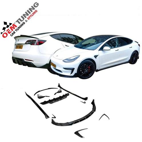 Tesla Model 3 | Bodykit | AERO | hoogglans zwart | 19-20 |, Auto-onderdelen, Carrosserie en Plaatwerk, Nieuw, Overige automerken