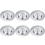 Voordeelpak LED Spot - Inbouwspot 6 Pack - Trion Zagrona -, Huis en Inrichting, Lampen | Spots, Metaal of Aluminium, Nieuw, Ophalen of Verzenden