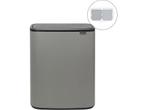 Brabantia Bo Touch Bin Prullenbak - 2 x 30 liter -, Huis en Inrichting, Verzenden, Zo goed als nieuw