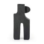 Vaas Tribe 25.5cm - Zwart - 221668 - decoratie, Nieuw