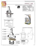 ACTIE - Betonnen barbecue - Houtskool en hout - Sante Fe, Tuin en Terras, Houtskoolbarbecues, Ophalen of Verzenden, Nieuw, Sarom Fuoco