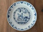 Bord - Delfts blauw - Delfts blauw bord - 1791, Antiek en Kunst
