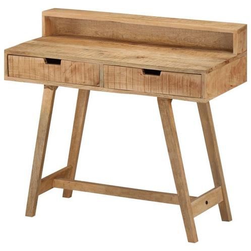 Bureau Mangohout | Stoer & Uniek | OP = OP, Huis en Inrichting, Bureaus, Nieuw, Bureau, Ophalen of Verzenden