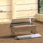 vidaXL Kippen Treadle Voeder Zilver 48,5 x 39,5 x 19 cm, Dieren en Toebehoren, Verzenden, Nieuw