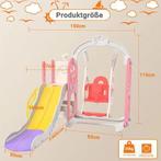 6-in-1 Peuterspeelset met Glijbaan, Schommel en Basketbalrin, Kinderen en Baby's, Verzenden, Nieuw