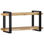 vidaXL Wandschap 90x33x45 cm massief ruw mangohout, Verzenden, Nieuw