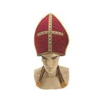 Donker rode mijter Sinterklaas - Sinterklaas accessoires