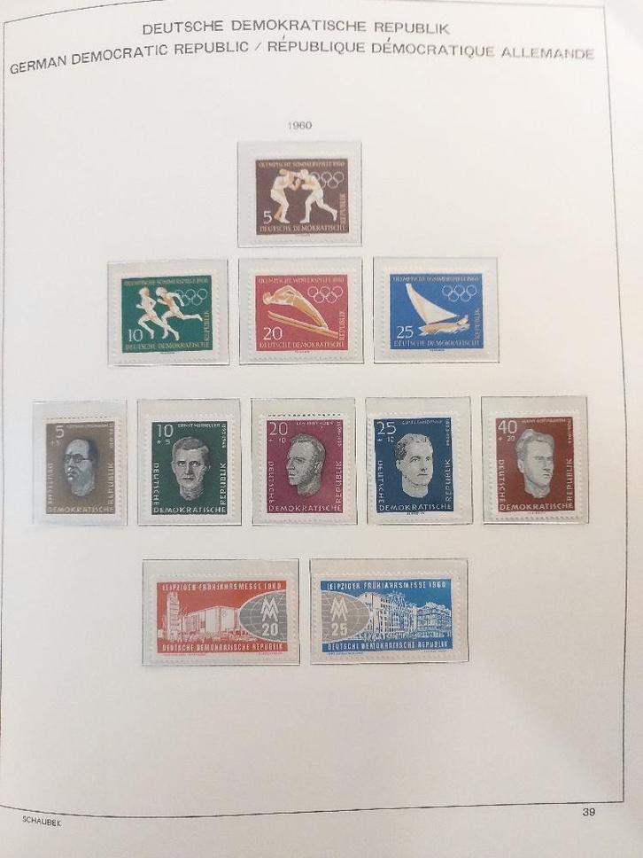 Duitsland DDR 1960-1969 in Schaubek album, Postzegels en Munten, Postzegels | Volle albums en Verzamelingen, Ophalen of Verzenden