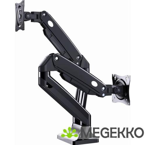 Gembird Dual Monitorarm 35  Zwart, Computers en Software, Monitoren, Nieuw, Verzenden