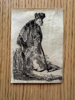 Rembrandt Van Rijn (1606-1669) - Man in a Coat and Fur Cap