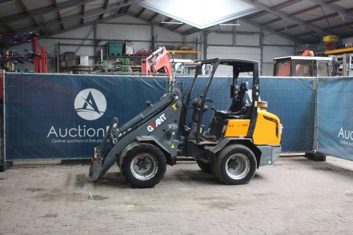 Veiling: Wiellader Giant V452T HD Diesel 33kW 2014, Zakelijke goederen, Machines en Bouw | Kranen en Graafmachines, Wiellader of Shovel