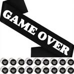 Game Over en Grooms Crew set 19-delig, Kleding | Heren, Trouwkleding en Trouwaccessoires, Verzenden, Zwart, Nieuw, Accessoires