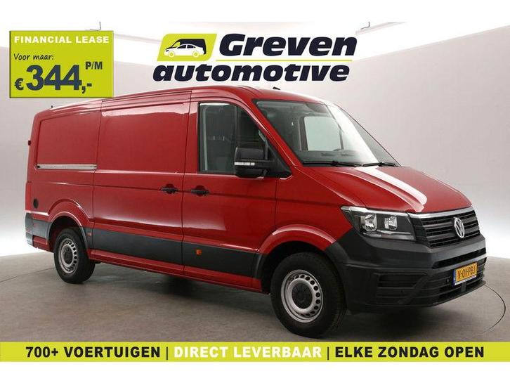 Volkswagen Crafter 2.0 TDI L3H2 | 140PK | Airco | Carplay, Auto's, Bestelauto's, Handgeschakeld, Diesel, Rood, Volkswagen