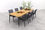 VDG Utah/Alaska tuinset - teak/aluminium - antraciet, Tuin en Terras, Tuinsets en Loungesets, Verzenden, Nieuw, Hout, Tuinset