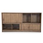 Dressoir Milo - 180cm - Bruin - 96209 - dressoirs, Nieuw, Overige materialen