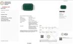 Ring Platina - 6.55ct. tw. Smaragd, Nieuw