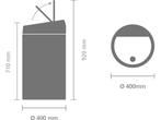 Brabantia Touch Bin Prullenbak - 60 liter - Metallic Mint /, Verzenden, Zo goed als nieuw