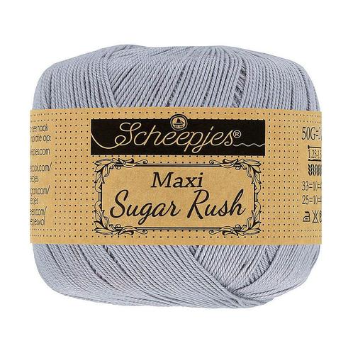 Scheepjes Maxi Sugar Rush - 618 silver - Katoen Garen, Hobby en Vrije tijd, Breien en Haken, Ophalen of Verzenden
