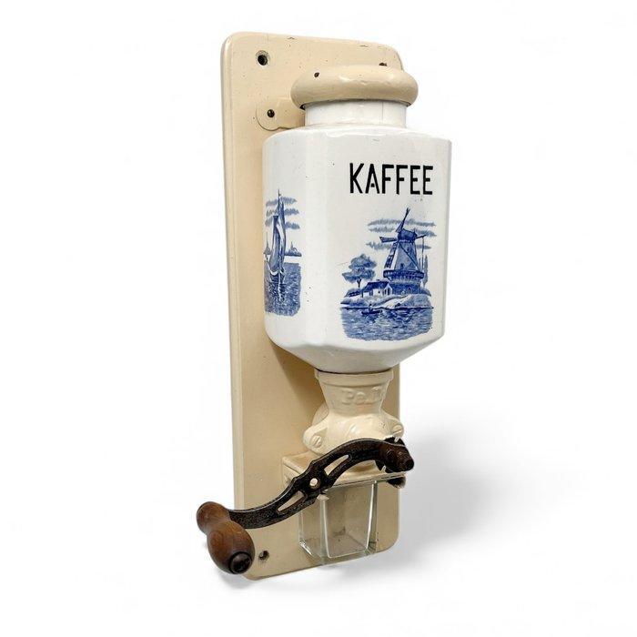 PeDe - Koffiemolen - Hout, Metaal, Aardewerk, Glas - Wand, Antiek en Kunst, Antiek | Keukenbenodigdheden
