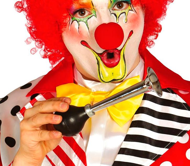 ClownS Hoorn 19cm, Hobby en Vrije tijd, Feestartikelen, Nieuw, Verzenden