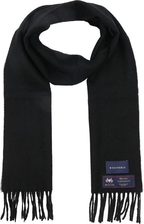 Suitable Sjaal Ruit Merino Wol Zwart maat one size Heren, Kleding | Heren, Mutsen, Sjaals en Handschoenen, Nieuw, Verzenden