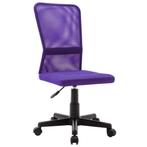 vidaXL Kantoorstoel 44x52x100 cm mesh stof paars, Huis en Inrichting, Bureaus, Verzenden, Nieuw