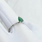 Zonder Minimumprijs - Ring - 14 karaat Witgoud - 0.89ct. tw., Sieraden, Tassen en Uiterlijk, Ringen, Nieuw
