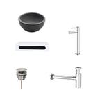 Sani Royal Natuursteen Mini Waskom met Solid, Nieuw
