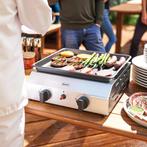 TRUUSK Gasgrill 8000BTU/2,4 KW Grillwagen Inkl 2 RVS-brander, Tuin en Terras, Houtskoolbarbecues, Verzenden, Nieuw, TRUUSK