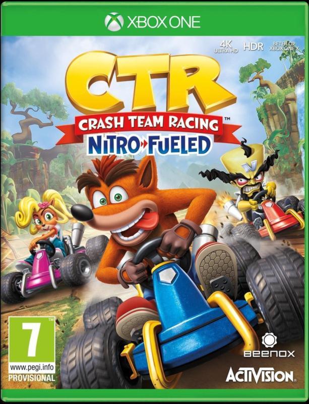 Crash Team Racing Nitro Fueled (Xbox One Games), Spelcomputers en Games, Games | Xbox One, Zo goed als nieuw, Ophalen of Verzenden