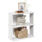 vidaXL Boekenkast 3-laags 60x30x60 cm bewerkt hout wit, Huis en Inrichting, Kasten | Boekenkasten, Verzenden, Nieuw, Overige houtsoorten