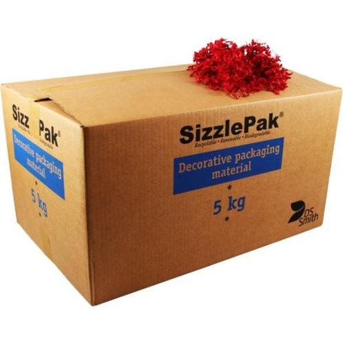 SizzlePak SizzlePak Vulmateriaal Dieprood 5kg, Zakelijke goederen, Partijgoederen en Retail | Verpakking en Verzending, Ophalen of Verzenden