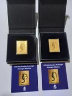 Postzegel Koningin Maxima 2020 24K goud, Ophalen of Verzenden