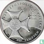 Polen 20 zlotych 2008 (PROOF) 90th Anniversary Regaining..., Verzenden, Overige landen, Losse munt, Goud