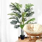 TRUUSK Kunstpalm 150cm Grote Kunstplant Met 19 Palmbladeren, Verzenden, Nieuw