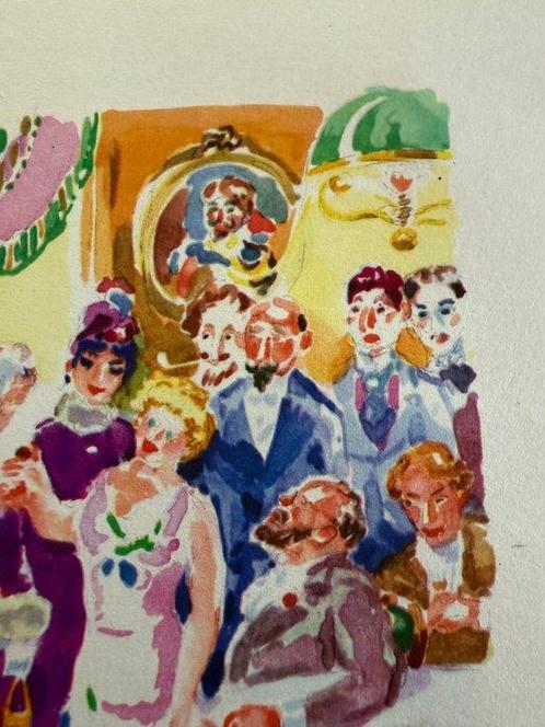 Kees Van Dongen (1877-1968) - Le salon Verdurein, Antiek en Kunst, Antiek | Overige Antiek