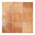 Wandtegel Terracotta 13x13cm (Muurtegels, Afbouwmaterialen), Nieuw, Minder dan 20 cm, 10 m² of meer, Wandtegels