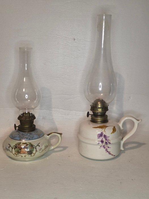 Olielamp - Porselein, Antiek en Kunst, Curiosa en Brocante