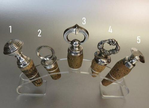 Wijnfles/ fles stopper, Johannes Leonardus Jacobus Caron,, Antiek en Kunst, Antiek | Goud en Zilver
