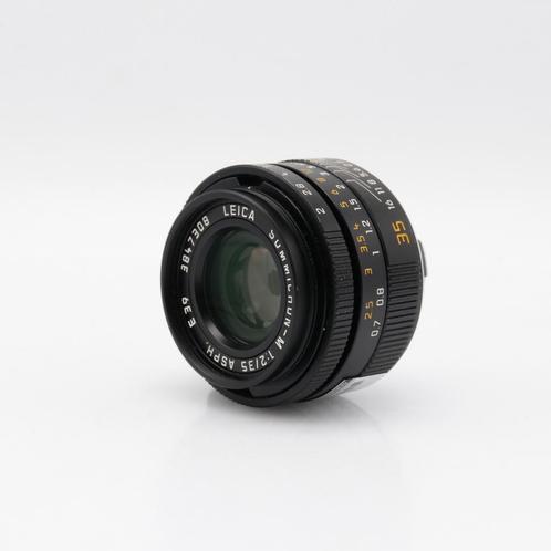 Leica 11879 Summicron-M 35mm F/2 ASPH. zwart | Tweedehands, Audio, Tv en Foto, Fotocamera's Digitaal, Gebruikt, Overige Merken