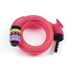 Xolid Instelbaar cijferslot - 120 cm staalkabel - roze -..., Ophalen of Verzenden, Nieuw