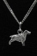 Zilveren Welsh springer spaniel ketting hanger - klein, Verzenden, Nieuw