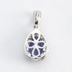 Zonder Minimumprijs - Hanger - 14 karaat Witgoud - 0.80ct., Sieraden, Tassen en Uiterlijk, Antieke sieraden