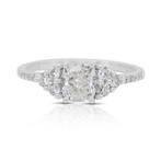 Zonder minimumprijs - Ring - 18 karaat Witgoud - 1.36ct. tw., Nieuw