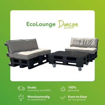 Pallet Tuinset van kunststof - Palletbank beschikbaar voor biedingen