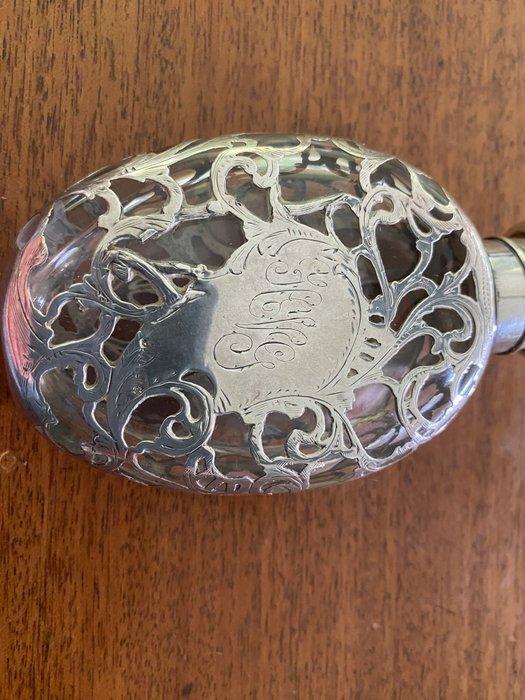 Parfumfles - .925 zilver - Sterlingzilver, Antiek en Kunst, Antiek | Goud en Zilver