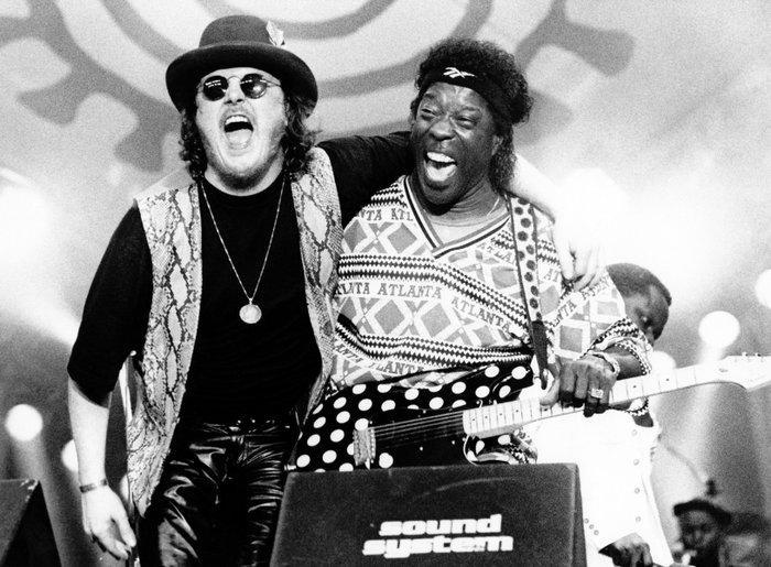 Massimo Barbaglia - Zucchero & Buddy Guy - Milan 1996, Antiek en Kunst, Kunst | Designobjecten