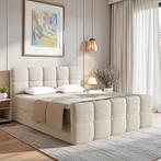 Boxspring Calgary - Incl. Opbergruimte - Beige, Verzenden, Nieuw